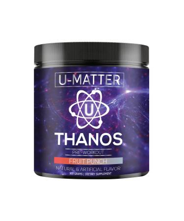 UMatter Thanos Pre-Workout Powder | includes L-Taurine Betaine Anhydrous L-Arginine L-Citrulline Malate & L-Tyrosine | Fruit Punch Flavored PreWorkout | Energy Boost Pump & Focus - 30 Servings