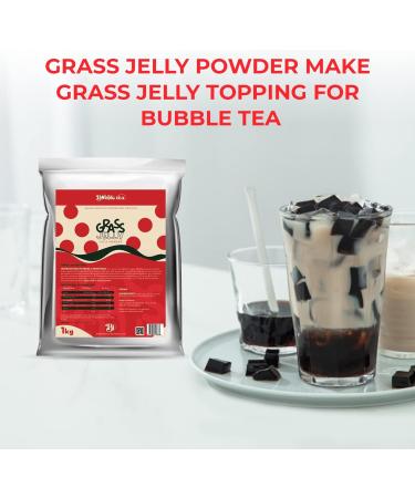1kg Grass Jelly Powder - Vegetarian - Great as a Bubble Tea Topping - Buy Online on GoSupps.com