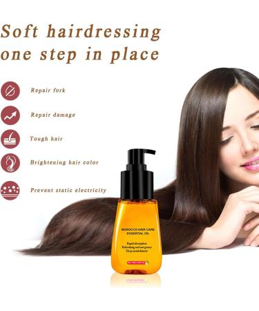 Hair Oil Nourishing Hair Oil for Curly Hair | Argan Oil from Morocco Penetrating Hair Care Silky Moisturizing and Fortifying Oil for Hair - Buy Online on GoSupps.com