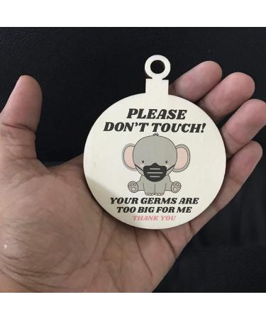 Don't Touch Pram Tag - Baby Elephant Mask | Germ Protection for Babies - Buy Online on GoSupps.com
