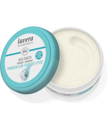  lavera lavera basis sensitive Hydration & Care Mask - silicone-free - Intense hydration & gentle care - vegan - natural cosmetics - 200 ml - Buy Online on GoSupps.com