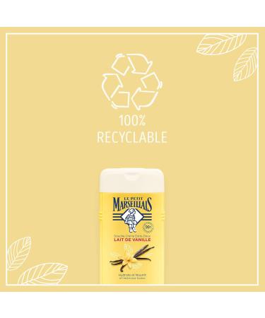 Le Petit Marseillais Extra-Gentle Cream Shower Vanilla Milk 250ml - Buy Online on GoSupps.com