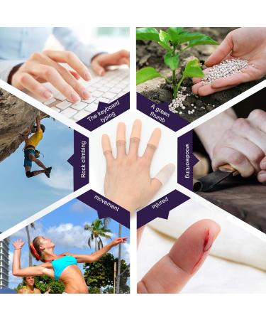 YancLife Gel Finger Protector 12 PCS - Finger Cots for Hand Eczema, Cracking & Arthritis Relief - Buy Online on GoSupps.com