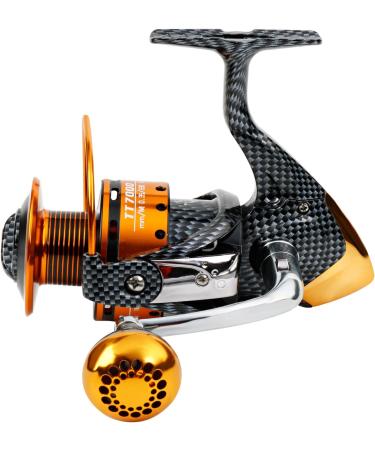 Burning Shark Fishing Reel- 12+1 BB Light & Smooth Spinning Reel with Powerful Carbon Fiber Drag for Saltwater & Freshwater Fishing - Buy Online on GoSupps.com