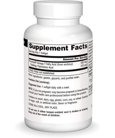 Source Naturals Provinal Omega-7 Softgels - 30 Count for Heart & Joint Health - Buy Online on GoSupps.com