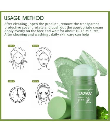 Juxek Green Tea Mask Stick | Deep Cleanse & Blackhead Remover | Poreless Face Mask for All Skin Types | Moisturizing Green Tea Formula - Buy Online on GoSupps.com