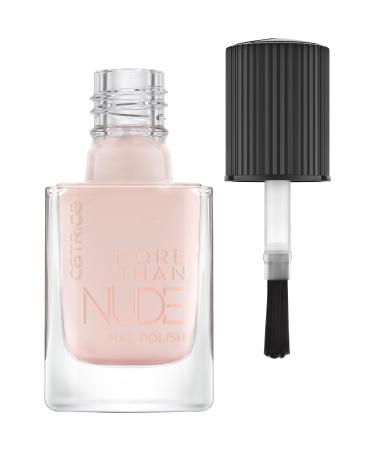 Catrice More Than Nude Nail Polish Nailpolish nail polish No. 06 Roses Are Rosy Nude Langing seemingly without acetone vegan microplastics particles free (10.5ml) 06 roses are rosy 10.5 ml (1 Pack)
