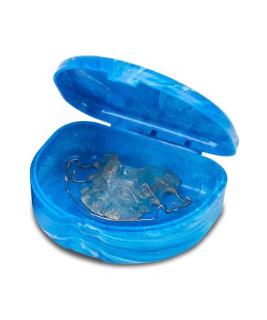 Marble Retainer Cases with Labels (3 Pack) - Blue - Buy Online on GoSupps.com