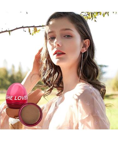 Powder Blusher Monochrome Lightweight Blusher for Women - Products Teen Girls Cosmetics for Home Shopping Gathering Dating Traveling Working Shakven 01# Bronze - Buy Online on GoSupps.com