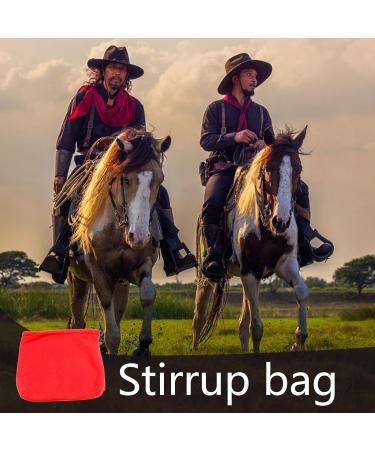 Stirrup Bag Stirrup Iron Cover Stirrup Storage Pouch Soft Horse Riding Tool Pouch Equine Iron Savers Stirrup Bag Portable Stirrup Bag Comfortable Horse Riding Accessories For Men Women - Buy Online on GoSupps.com