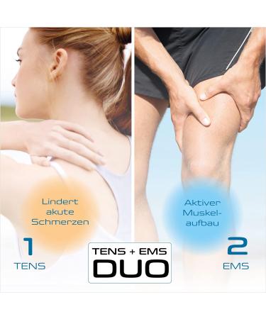prorelax TENS/EMS Duo: Electrostimulation Device for Chronic Pain Relief and Muscle Building - Buy Online on GoSupps.com