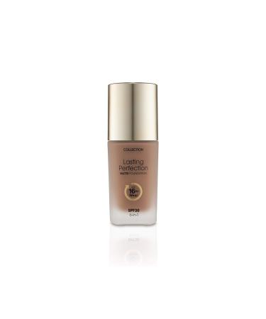 Collection Cosmetics Lasting Perfection Matte Foundation Full Coverage 27ml Dark Mocha