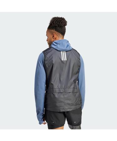 Buy adidas Men's Own The Run Vest Jacket XL Black - Lightweight Running Gear for Ultimate Comfort - Buy Online on GoSupps.com