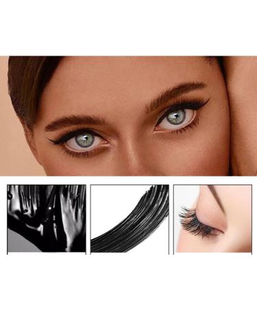 5D Mascara Eye Makeup Hypoallergenic and Fragrance Free Non Smudging Lengthening Long Lasting Curl Defining (3) - Buy Online on GoSupps.com