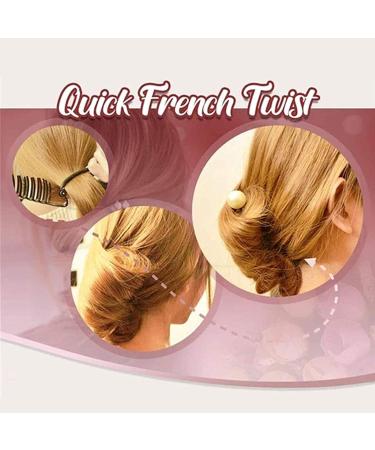 Stylish Braided Hairpin for Quick French Twist | Modern Spiral Hair Clip for Messy Bun Styling - Hair Accessories - Buy Online on GoSupps.com