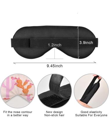 Desert Cowgirl Sleep Mask - Light Blocking Eye Cover for Men & Women | Adjustable Soft Blindfold for Travel & Naps - Buy Online on GoSupps.com