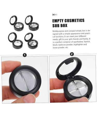 FOYTOKI 8 Pcs Eye Shadow Box Eyeshadow Pallets Makeup Palette Eyeshadow Eye Shadow Pallets Black Plastic - Buy Online on GoSupps.com