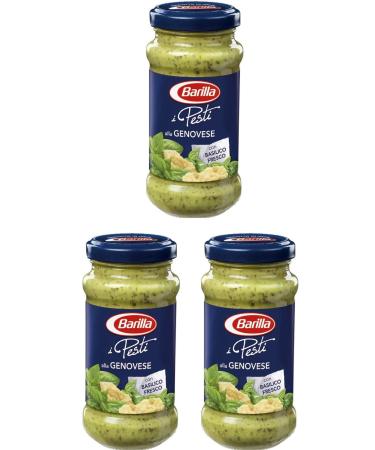 3X Barilla Pesti alla Genovese Italian Pesto Sauce for Pasta 190g Ready to Eat!