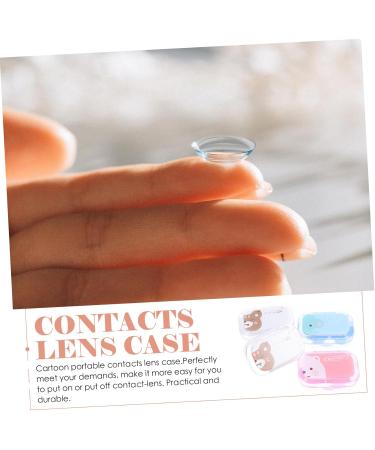 Buy Healvian Travel Container for Contact Lenses - 20 Boxes Cartoon Design | Perfect for Cosmetic & Invisible Colored Lenses - Buy Online on GoSupps.com