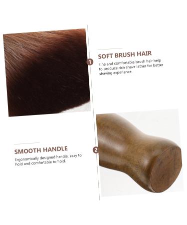 Beaupretty Men's Beard Brush - Wooden Handle Hairdressing Tool for Shaving & Mustache Care | Ideal for Travel - Buy Online on GoSupps.com
