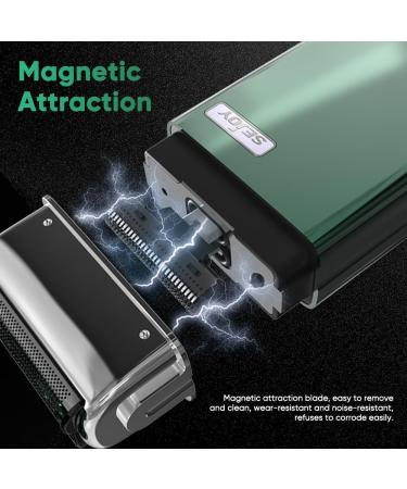 Sejoy Portable Electric Razor for Men - Toothed & Mesh Blades Magnetic Adsorption IPX7 Waterproof Mini Electric Foil Shaver - Jungle Collection - Buy Online on GoSupps.com