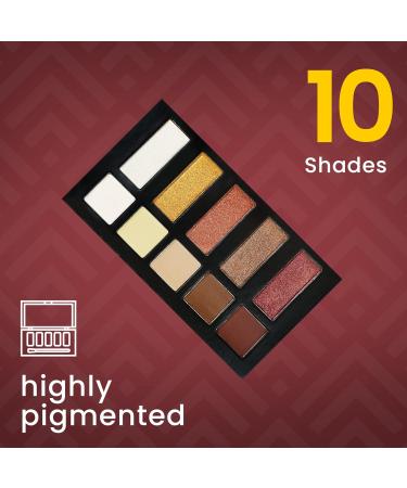 Buy Metal Matte 10 Color Eyeshadow Palette - International Shipping Available | Top Quality Makeup - Buy Online on GoSupps.com