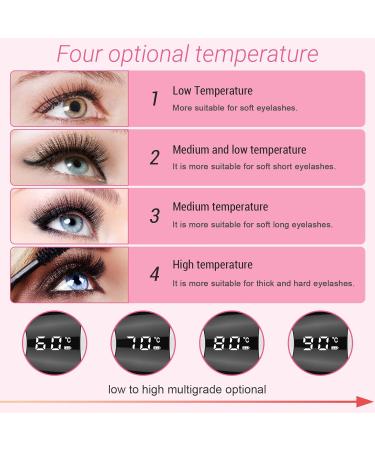 Heated Eyelash Curler - Electric Makeup Tool for Naturally Curled Lashes | 4 Adjustable Temperatures | USB Rechargeable & 24-Hour Lasting | Perfect for Women (White - Buy Online on GoSupps.com