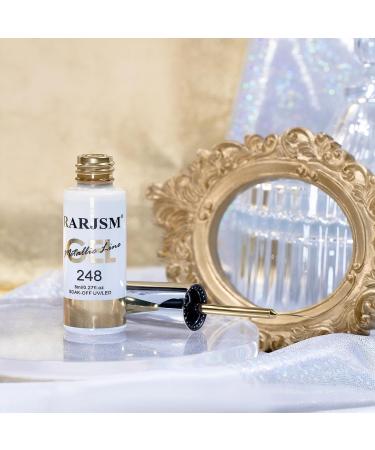RARJSM Metallic Nail Art Gel Liner Bronze Gold Mirror Chrome 3D Effect 8ml Build in Thin Brush Metal Painting Drawing Striper Thin Brush Gel Polish Soak off UV LED Curing Requires for Home Salon Mirror Bronze Gold - Buy Online on GoSupps.com