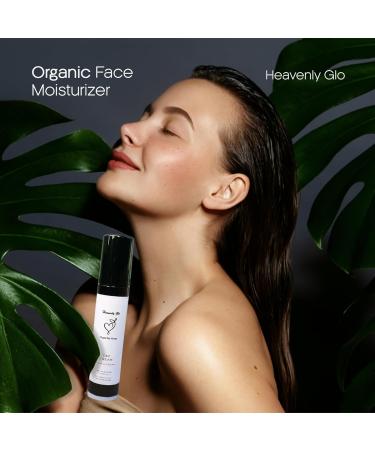 Organic Face Moisturizer - Vegan Anti-Aging Cream for Sensitive Skin | Chemical-Free Cruelty-Free Hydration for Face & Neck - Buy Online on GoSupps.com