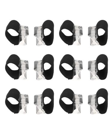 Soft Flexible Skin Overlapping Toes Separator Corrector for Men and Women L 6 Pairs Toe Toe Spacers Separators for Ball of Foot Cushions