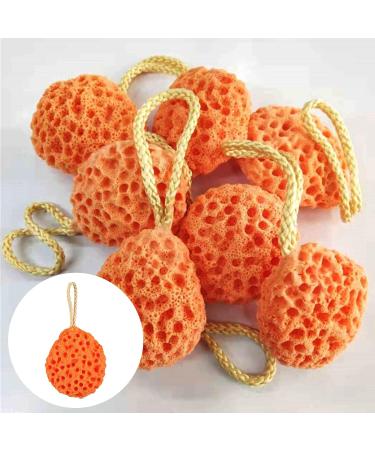 Buy 3ST Massage Sponge - Soft Shower Bathing Balls for Body & Face Care - Cherry Orange Green | International Shipping - Buy Online on GoSupps.com