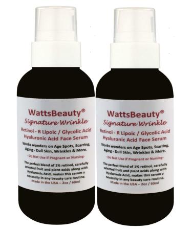 Signature Wrinkle Retinol - Hyaluronic Acid - Glycolic Acid Gel (4 ounce) 4 Fl Oz (Pack of 1)