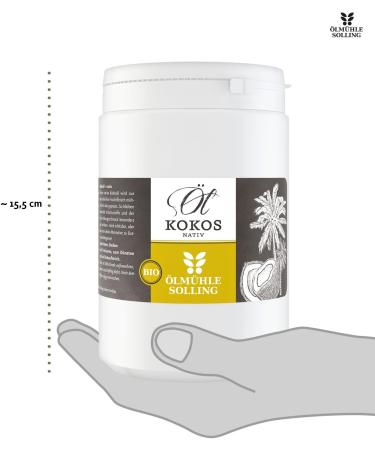 Huile de coco bio vierge pure 100 % naturelle - pour la peau les cheveux le visage et la cuisine - 1000 ml - Buy Online on GoSupps.com
