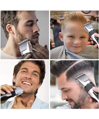 RIYAN Men's 6 Comb Professional Hair Clipper Wireless Hair Clipper Haircut Rechargeable Haircut Tool - Buy Online on GoSupps.com