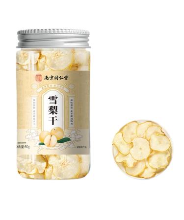 HQZMCTE Naturally Air-Dried Sliced Snow Pear Tea - No Added Sugar 50g / 1.76oz Naturally Sweet