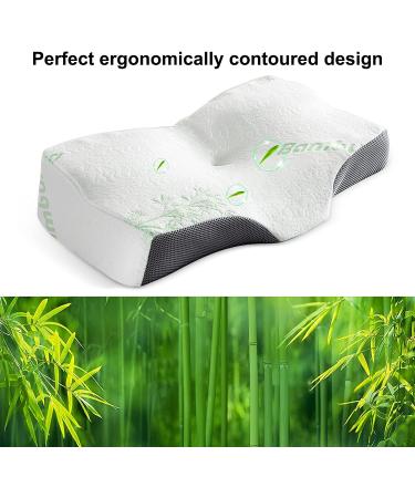 Replacement Bamboo Fiber Pillowcase for Cervical Memory Foam Butterfly Pillow - SIGOODS Contour Pillow Cover - Buy Online on GoSupps.com