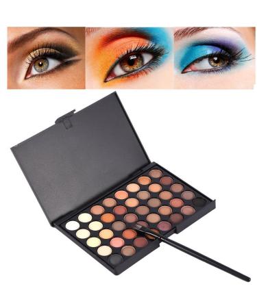 40 Color Eyeshadow Palette with Brush - Matte & Shimmer Cream Makeup Set for Stunning Looks | Best Quality International Shipping - Buy Online on GoSupps.com