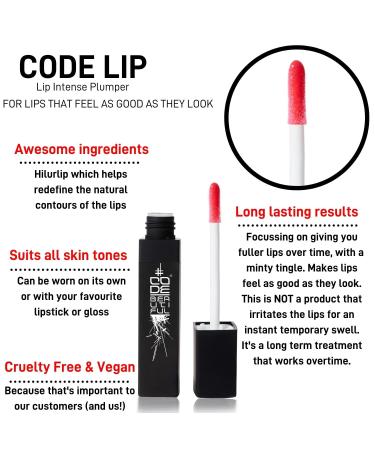 Lip Plumping Treatment Gloss | Hyaluronic Acid Infused | Vegan & Cruelty Free | Long Lasting | Fuller Lips | 7ml - Buy Online on GoSupps.com