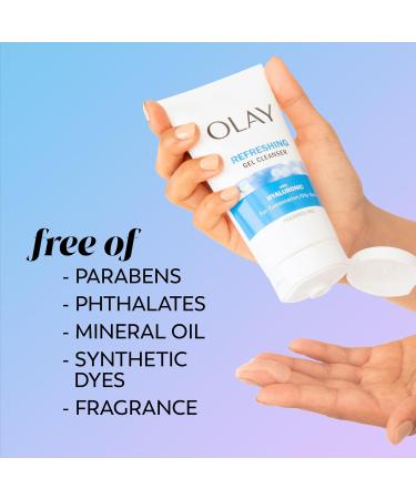 Olay Regenerist Hyaluronic + Peptide 24 Face Wash, Fragrance-Free, 5.0 o - Buy Online on GoSupps.com