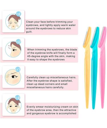 15-Piece Eyebrow Razor & Facial Razor Set for Women & Men | Multi-Purpose Peeling Tools for Smooth Skin - Buy Online on GoSupps.com