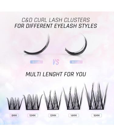 LANKIZ 2022 Cluster Lashes - DIY Eyelash Extension Wisps for At-Home Use - Synthetic Reusable False Cosplay Eyelashes - Multipack of Soft Faux Mink Lash Clusters - Buy Online on GoSupps.com