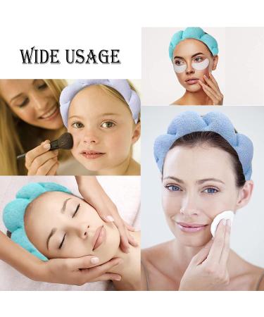 BIRBU Spa Headband for Women - Green Makeup & Face Washing Soft Towel Hair Band - Buy Online on GoSupps.com