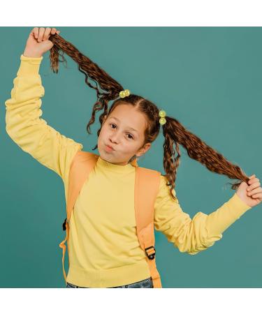 Fomiyes 3 Pairs Hair Ties with Acrylic Ball & Butterflies - Cute Hair Accessories for Toddlers Girls & Women - Buy Online on GoSupps.com