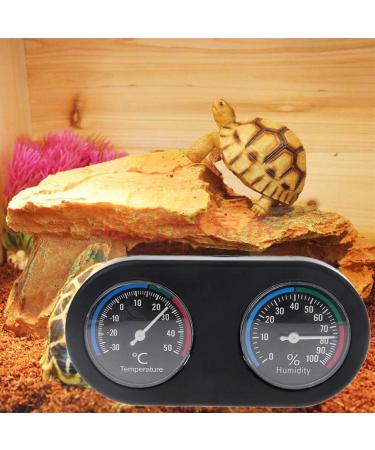 siwetg Reptile Tank Thermometer Hygrometer Monitor Temperature and Humidity in Vivarium Terrarium Turtle Box Double Disc Temperature and Humidity Meter NFF-54 - Buy Online on GoSupps.com