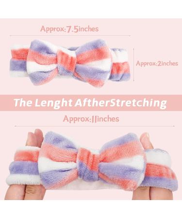 Ayesha 6PCS Coral Fleece Spa Headbands for Women and Girls - Soft Elastic Hair Bands for Face Washing, Makeup, and Skincare - 6 Colors Available - Buy Online on GoSupps.com