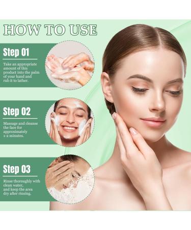 Ourdort Korean cleanser pore cleanser acne foaming wash refreshing cleanser facial cleanser Korean skin care reduces pores deep cleansing suitable for all skin types B01 - Buy Online on GoSupps.com