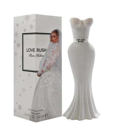 Paris Hilton Love Rush Eau de Parfum Spray Perfume for Women | Floral Fragrance | Notes of Italian Bergamot Gardenia Sandalwood and Vanilla | Intimate and Beautiful Long-Lasting Scent | 3.4 Fl Oz