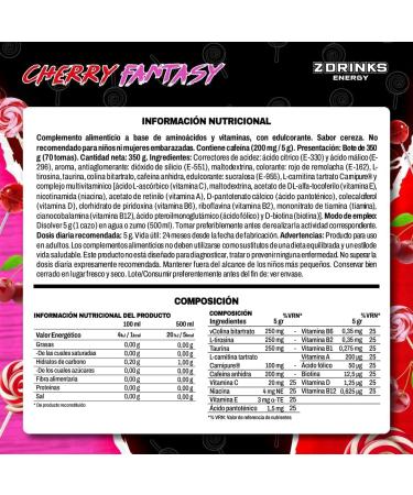  Z ZDRINKS ENERGY Z Drinks - Sugar Free & Powdered Energy Drink - 40 Services - Lollipop Flavour - Low Calorie (16 cal) with Vitamins and Minerals - Buy Online on GoSupps.com