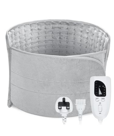 Heat cushions for relieving back pain 139.7 x 30.5 cm extended electrical heating pillow for shoulder with 6 heating levels 4 time settings automatic shutdown (no zipper) no zipper