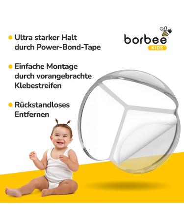 BORBEEDge Protection & Corner Guard - 12-Piece Set for Baby Safety | Transparent Strong Hold Easy to Apply Furniture Protection - Buy Online on GoSupps.com